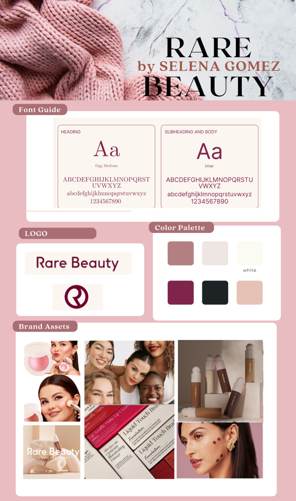 White And Blue Modern Brand Board