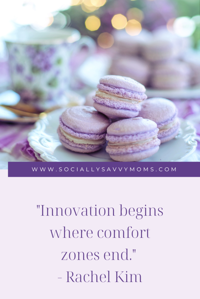 "Innovation begins where comfort zones end." - Rachel Kim