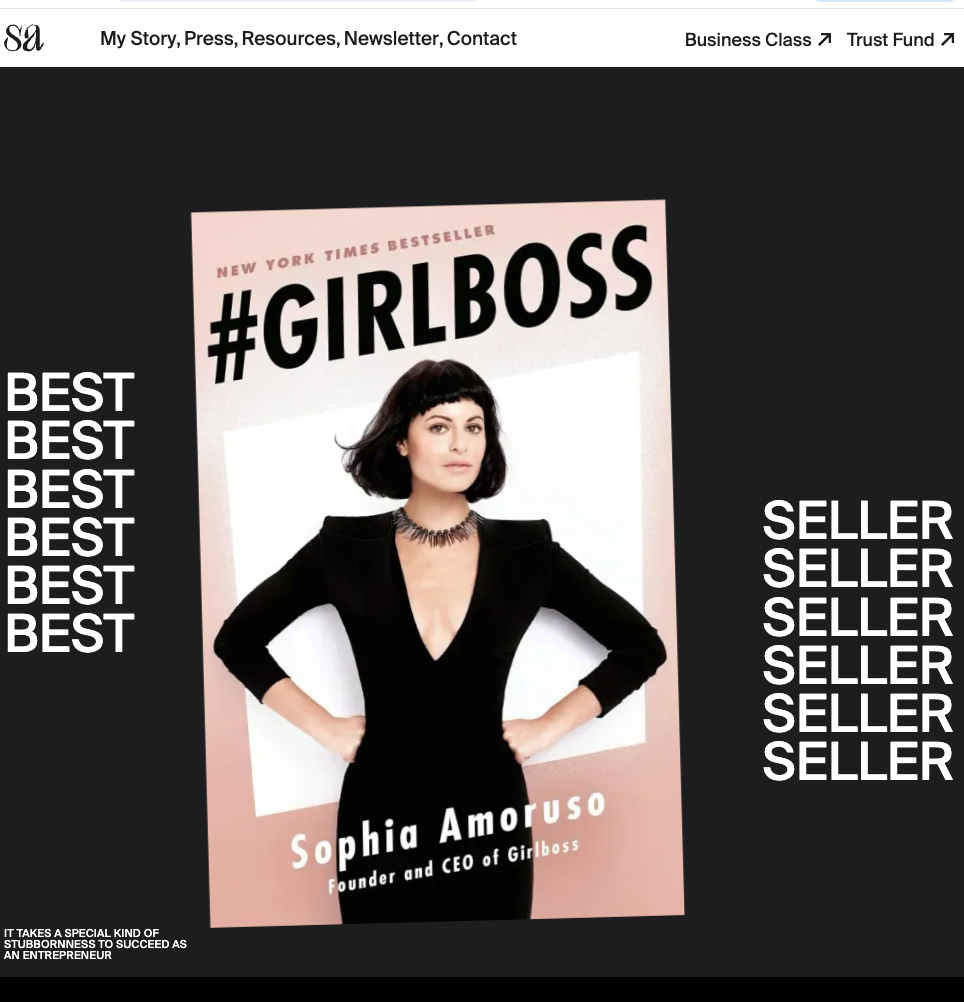 Sophia Amoruso, the girboss who write the rulesBrand Queens: 6 Maverick Women Who Rewrite the Rules