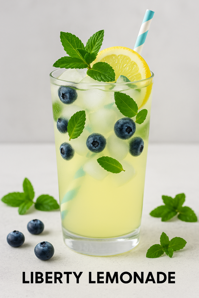 liberty lemonade, july 4th drink ideas