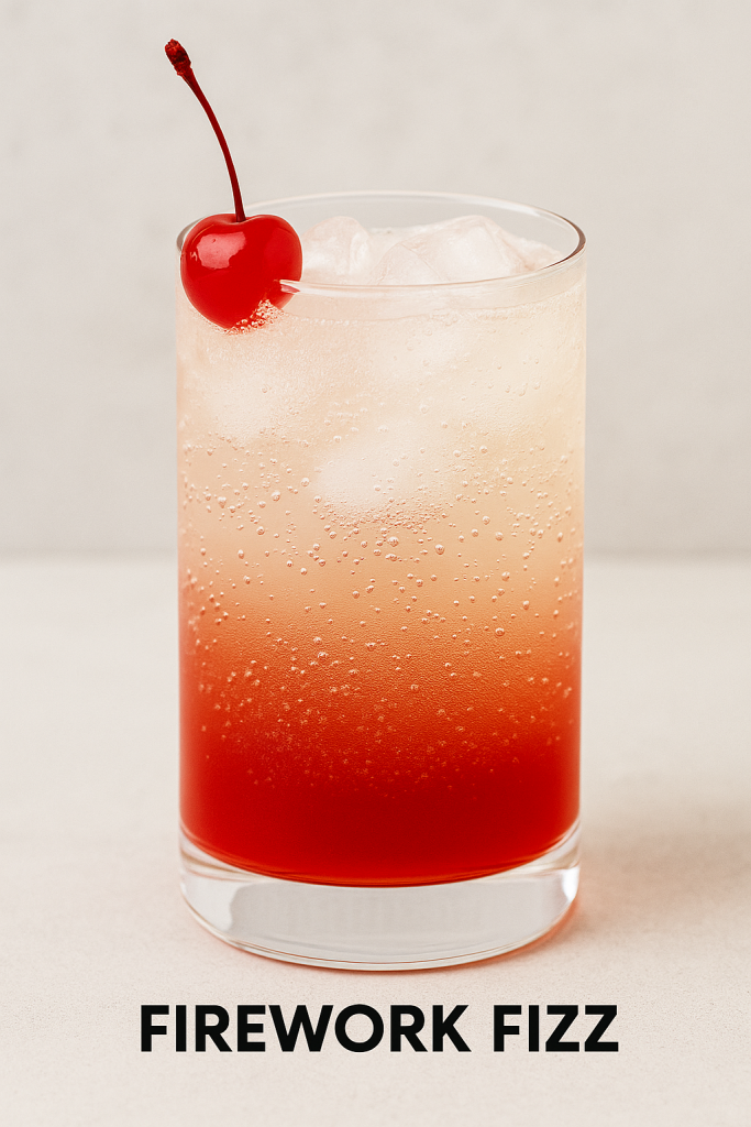 fireworks fizz mocktail recipe