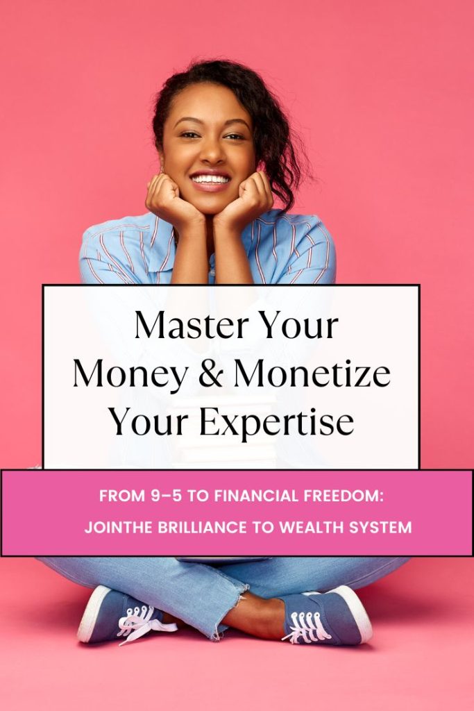 Woman sitting hand to face. pinterest pin with title.