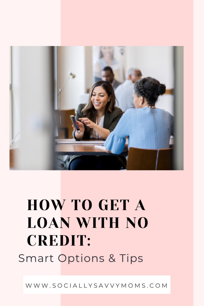 a woman sitting across a desk from a banker.